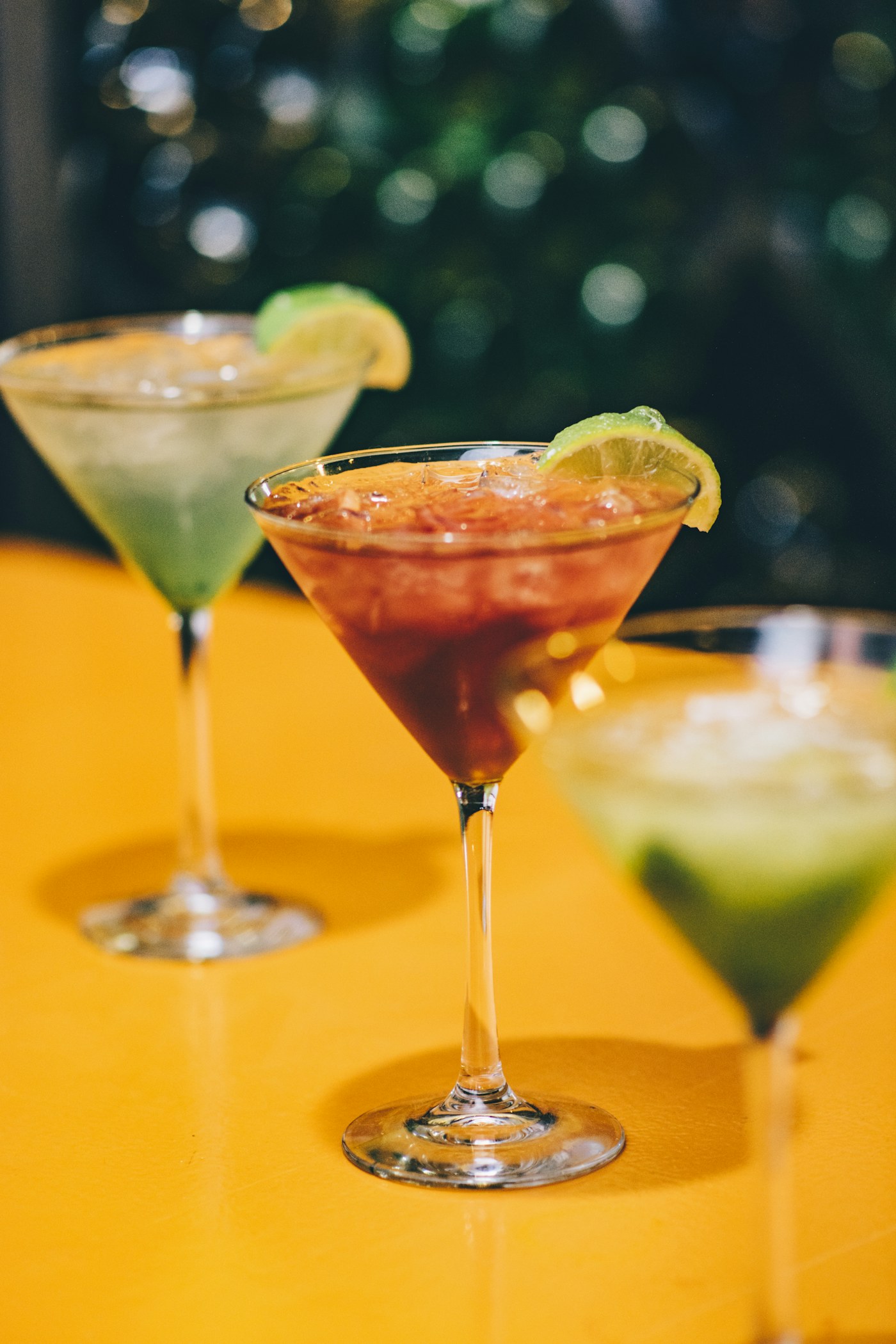 Frisse cocktail in een glas met citrus
